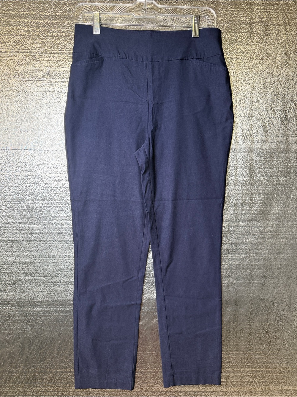 Cato Navy High Rise Skinny Pull-On Pants